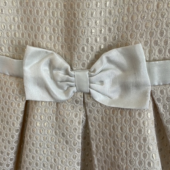 Gymboree Gold and Cream Brocade Dress Size 7 - Picture 2 of 10